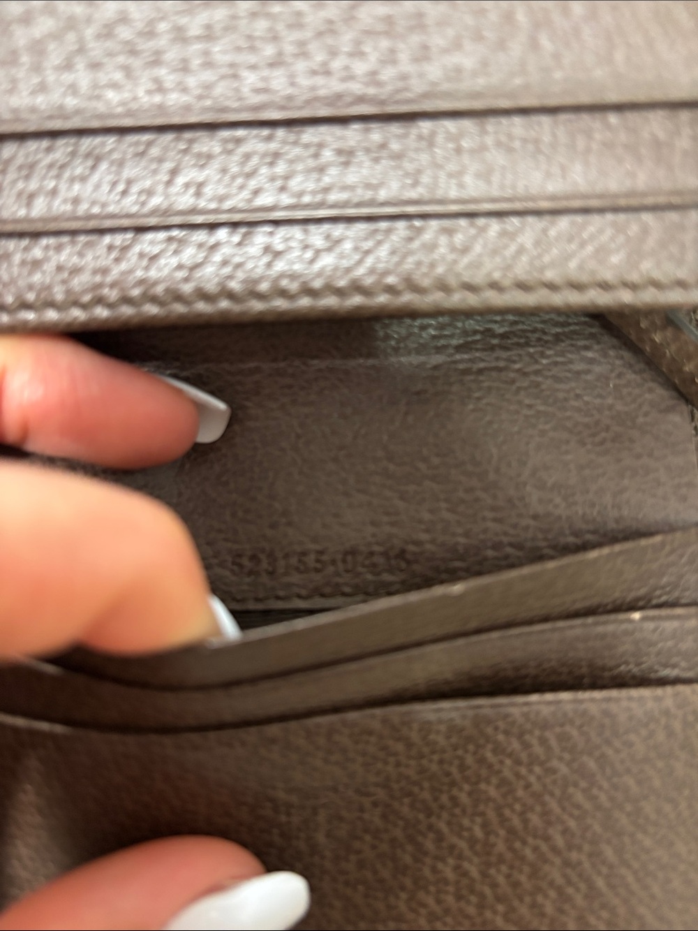Gucci Brown GG Supreme Canvas Wallet with Web Stripe - Picture 9 of 9